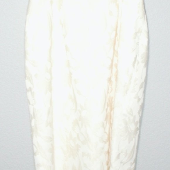 NWT Alexis Isotta Floral Brocade Strapless Wrap Tie Dress XL - Picture 8 of 13